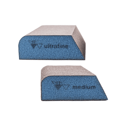 Губка абразивная 4-сторон. P60 COMBI, мягкая, 98x69x26 мм 